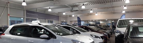 Winled Highbay Showroom Autodealer